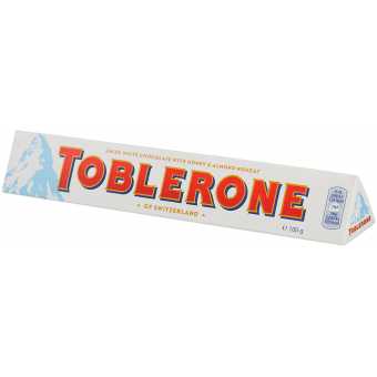 Toblerone White (Молочный шоколад Тоблерон Вайт) 100г (20шт/уп)