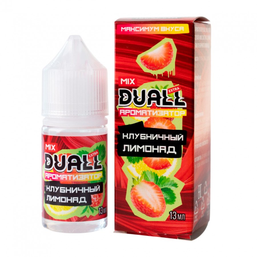 Фото и внешний вид — Конструктор DUALL MIX EXTRA - Клубничный Лимонад 30мл 0мг