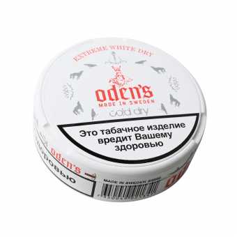 Табак ODEN'S - Cold Extreme White Dry 13г (Швеция)