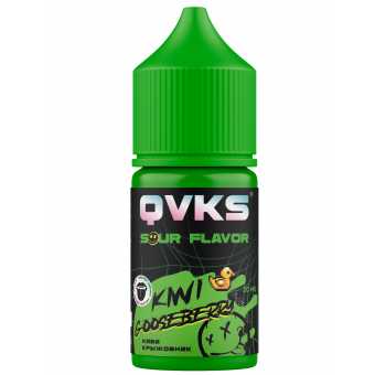 Жидкость QVKS Sour - Киви Крыжовник 30мл strong