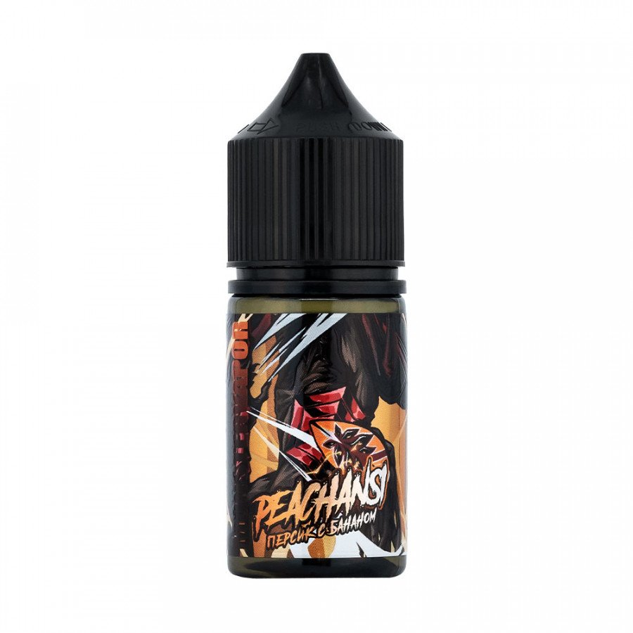 Фото и внешний вид — Жидкость MONSTERVAPOR SALT - Peachansi (Персик с бананом) 30мл 20мг