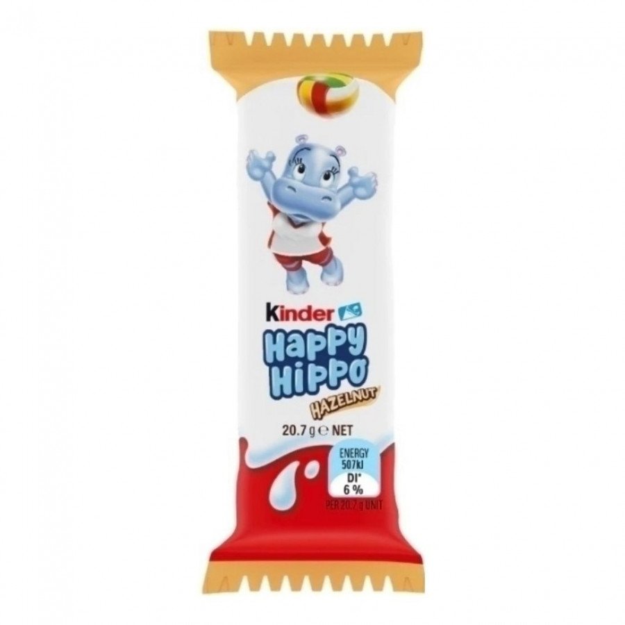 Фото и внешний вид — Kinder Happy Hippo Mini - Hazelnuss 20,7г (28шт/уп)