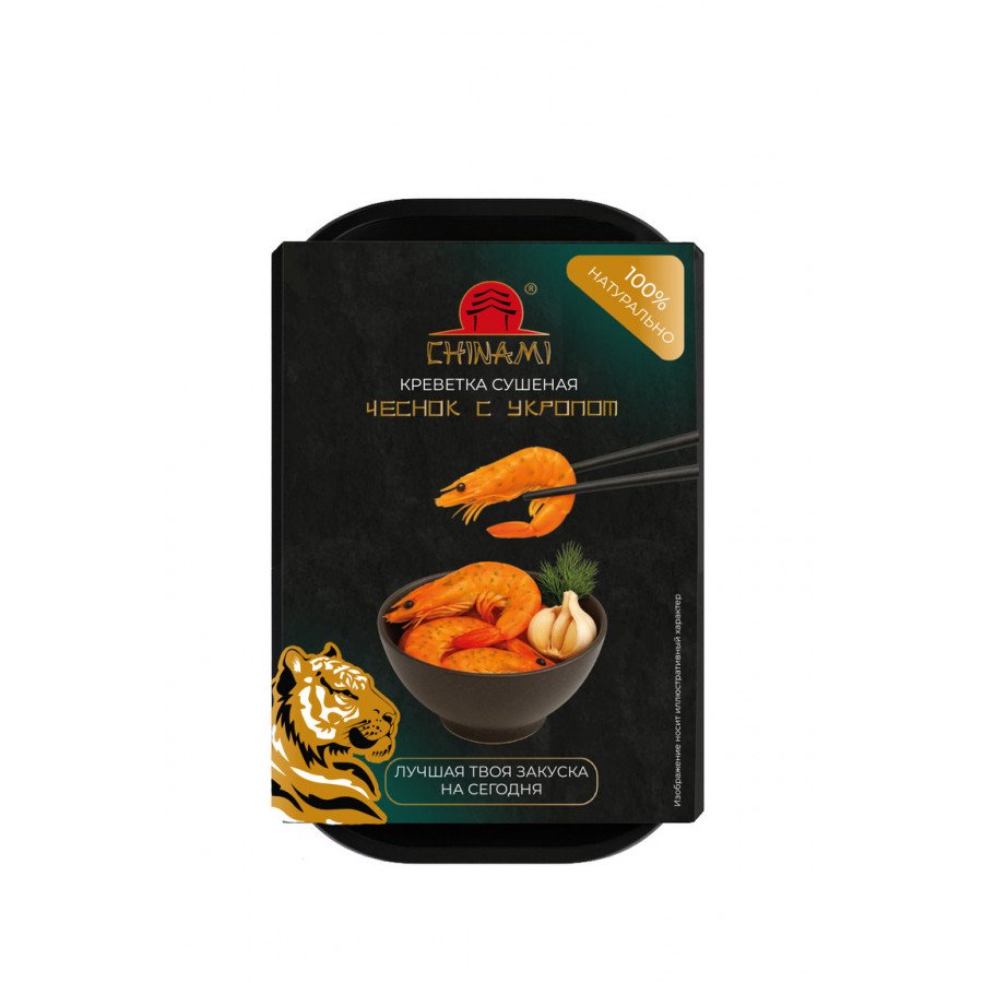Фото и внешний вид — CHINAMI - Креветка Сушеная (Чеснок и Укроп)