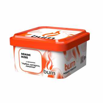 Табак для кальяна BURN 200г - Miami Kiss (Арбуз с цитрусом и лакрицей)