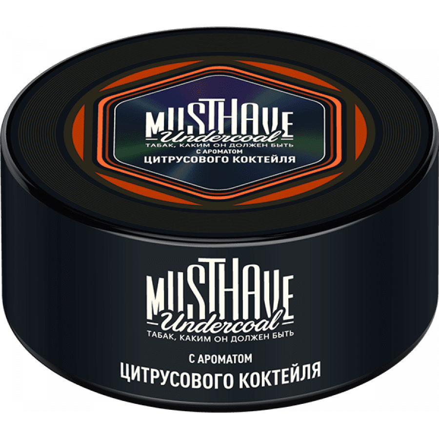 Фото и внешний вид — Табак для кальяна MUST HAVE 125г - с ароматом Цитрусового Коктейля