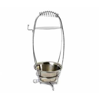 Корзина для переноски угля BZ, стальной цвет (средняя)