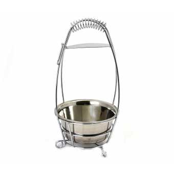 Корзина для переноски угля BZ, стальной цвет (большая)