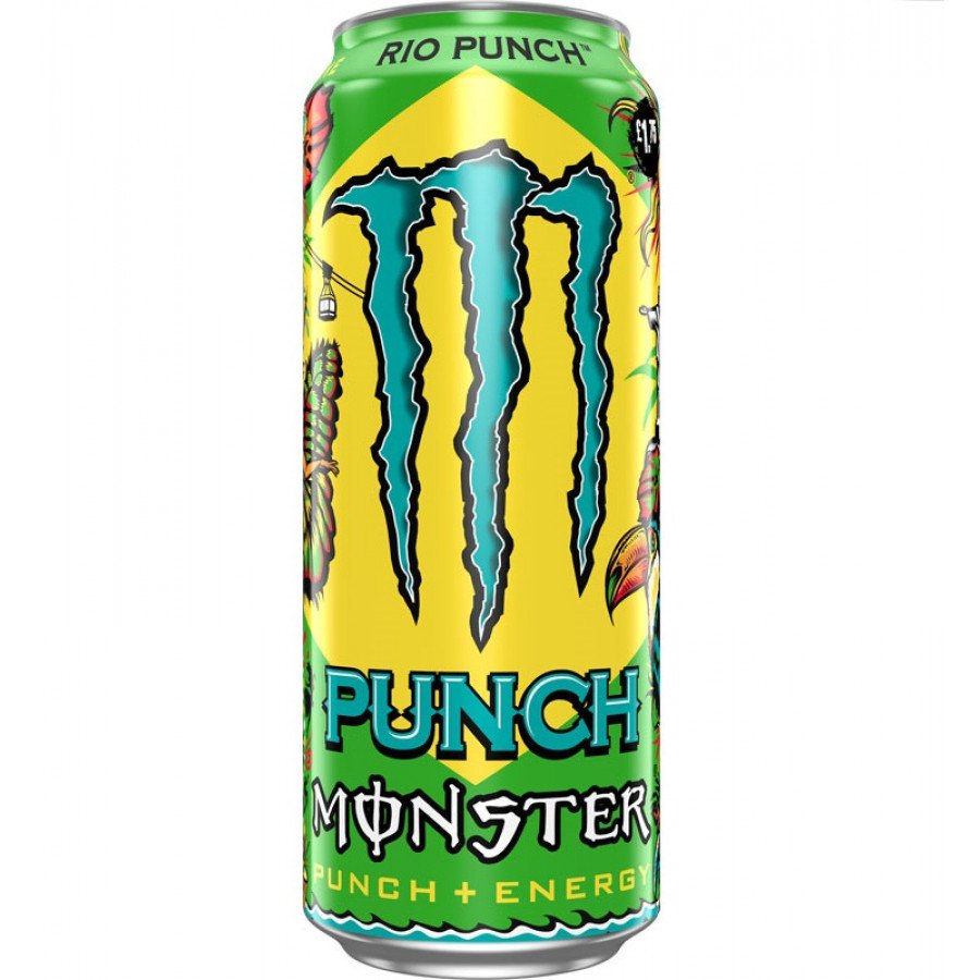 Фото и внешний вид — Энергетический напиток MONSTER ENERGY - Rio Punch 500мл