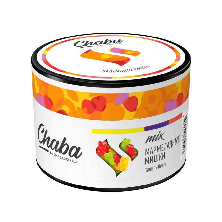 Фото и внешний вид — Смесь для кальяна CHABA 40г - Gummy Bears (Мармеладные Мишки)
