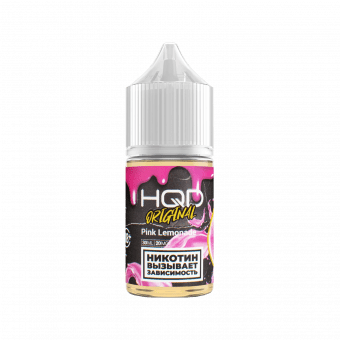 Жидкость HQD ORIGINAL SALT - Pink Lemonade (Розовый лимонад) 30мл strong