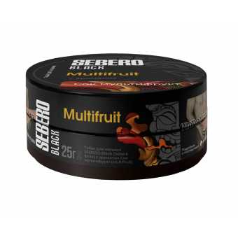 Табак для кальяна SEBERO BLACK 25г - Multifruit (Сок Мультифрукт)