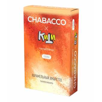 Смесь для кальяна Chabacco 50гр strong - Caramel Amaretto (Карамельный амаретто)