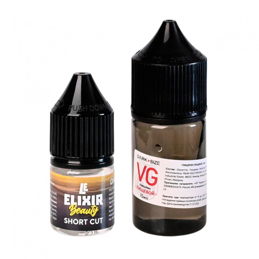 Фото и внешний вид — Конструктор DARK X SIZE (LE ELIXIR) - Beauty (Банан Клубника) 30мл 0мг