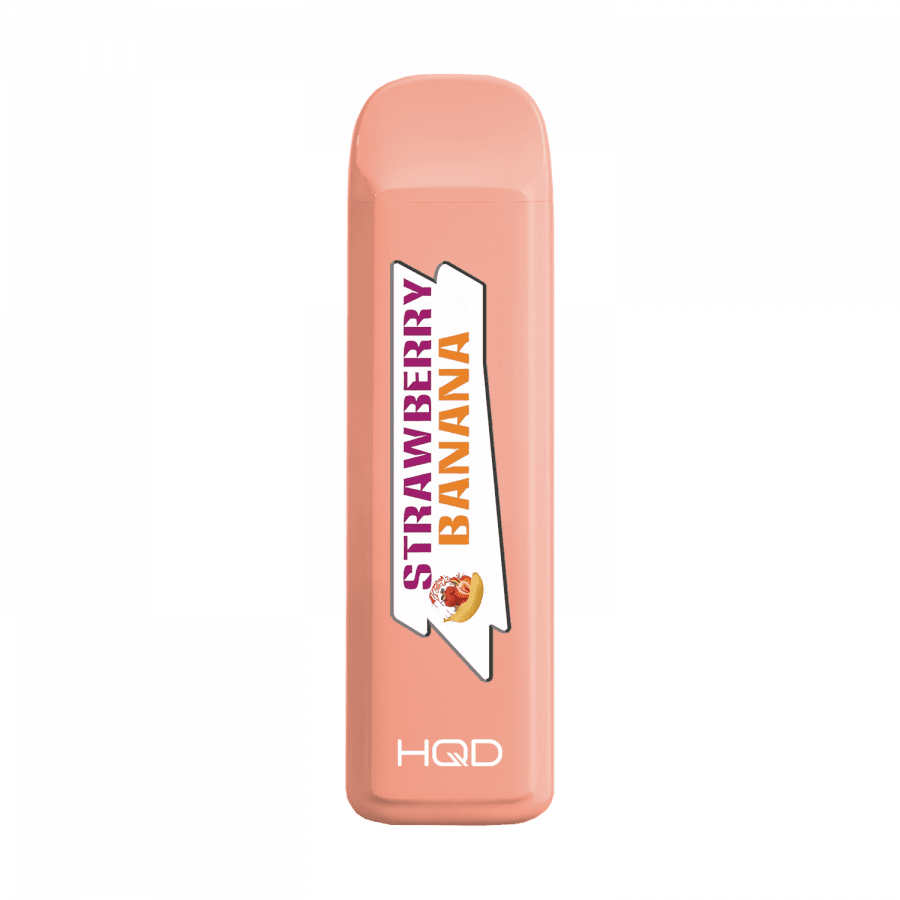 Фото и внешний вид — HQD MEGA - Strawberry Banana (Клубника банан)