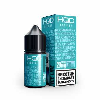 Жидкость HQD ABSOLUT (ICE LINE) SALT - Siberia (Сибирь) 30мл strong