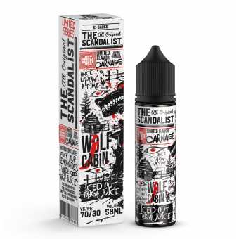 Жидкость THE SCANDALIST - Wolf Cabin (Бруснично-смородиновый морс) 58мл 0мг