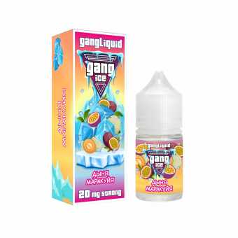 Жидкость GANG ICE SALT - Дыня Маракуйя 30мл strong