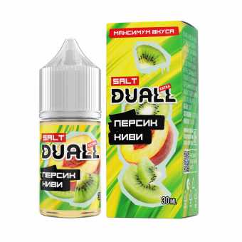Жидкость DUALL EXTRA SALT - Персик Киви 30мл 20мг