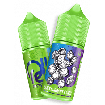 Жидкость RELL GREEN SALT - Blackurrant Candy (Кофенты из черной смородины) 30мл 20мг