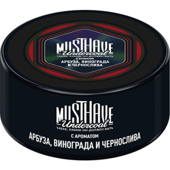 Табак для кальяна MUST HAVE 25г - с ароматом Арбуза, Винограда и Чернослива