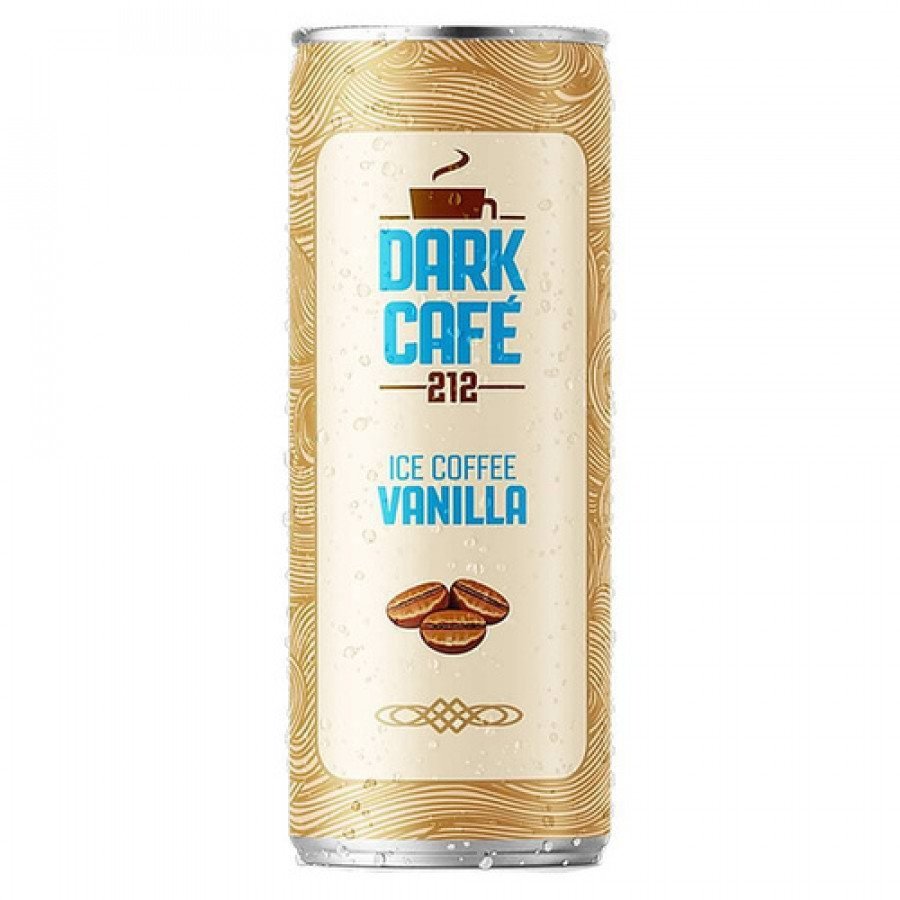 Фото и внешний вид — Напиток кофейный DARK CAFE - VANILLA 250мл (12шт/уп)