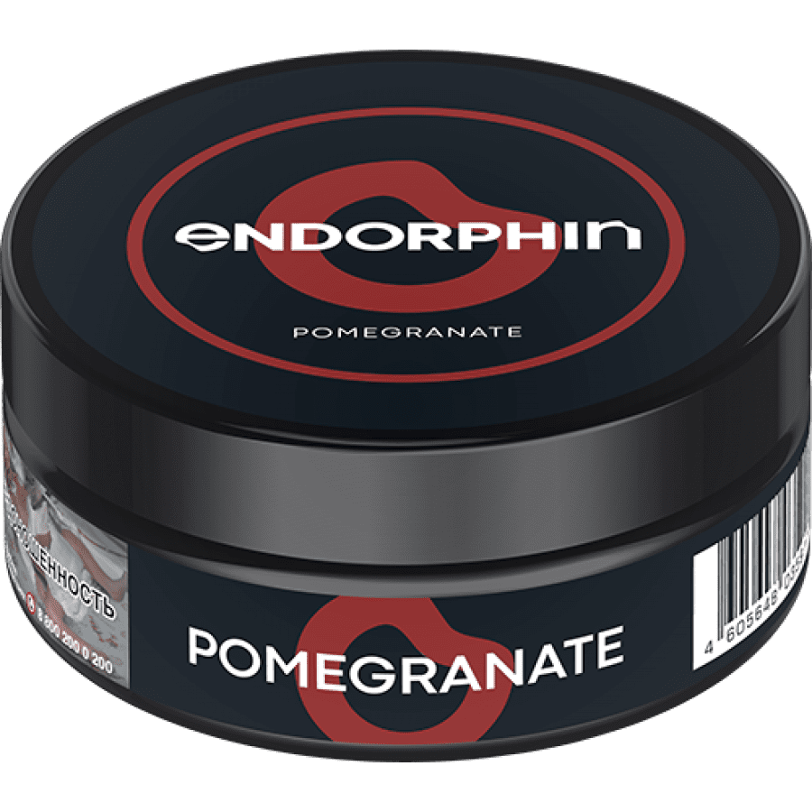 Фото и внешний вид — Табак для кальяна ENDORPHIN 125г - Pomegranate (Гранат)