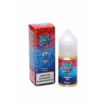 Жидкость CRAZY ICE SALT - Cherry Ice (Вишня со льдом) 30мл strong