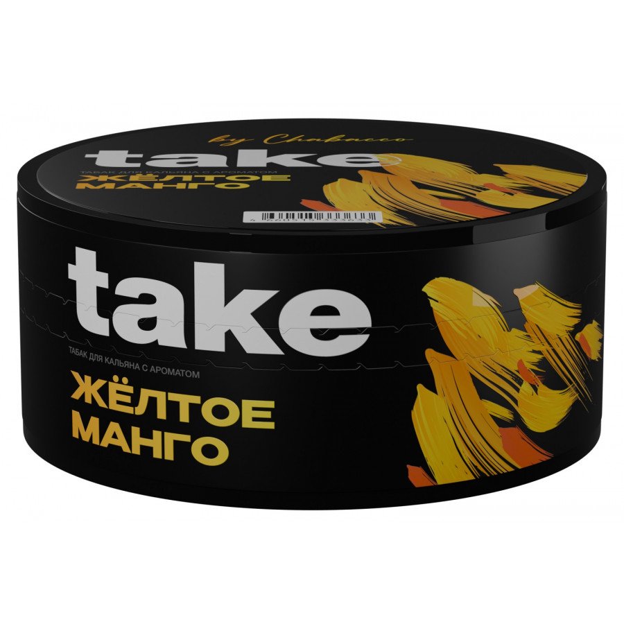 Фото и внешний вид — Табак для кальяна TAKE 100г - Желтое Манго