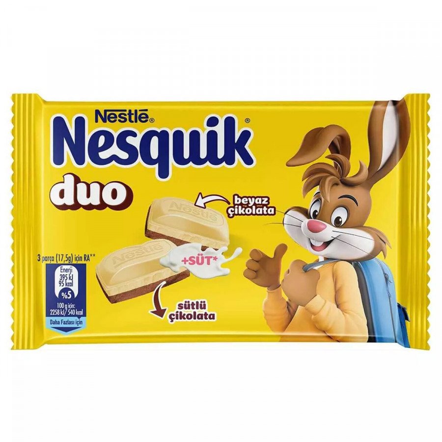 Фото и внешний вид — Шоколад Nesquik - DUO 70г (6шт/уп)