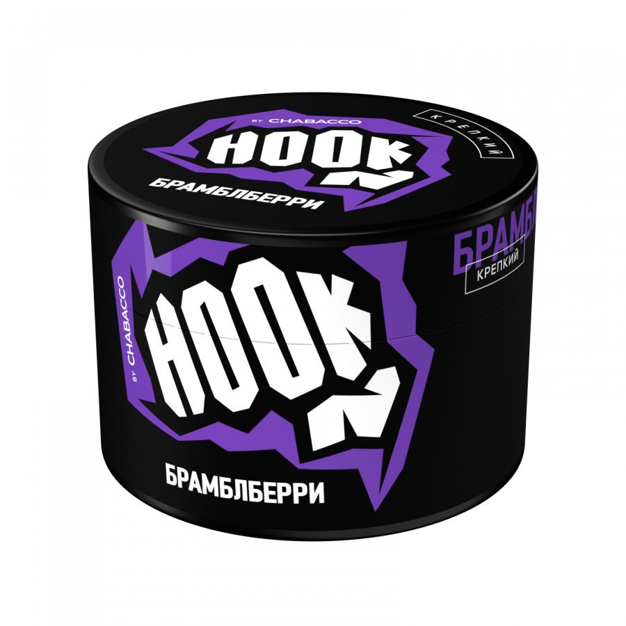 Фото и внешний вид — Смесь для кальяна HOOK 40г - Брамблберри