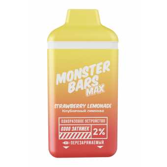 MONSTER BARS MAX - Клубничный Лимонад