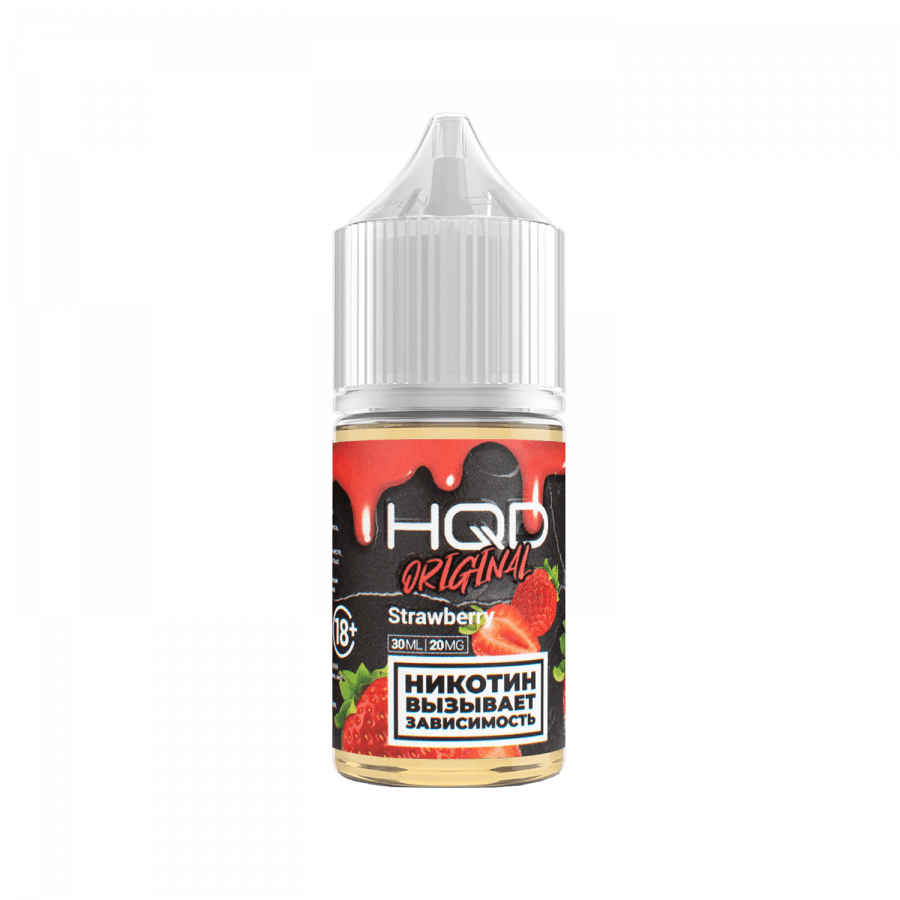 Фото и внешний вид — Жидкость HQD ORIGINAL SALT - Strawberry (Клубника) 30мл strong