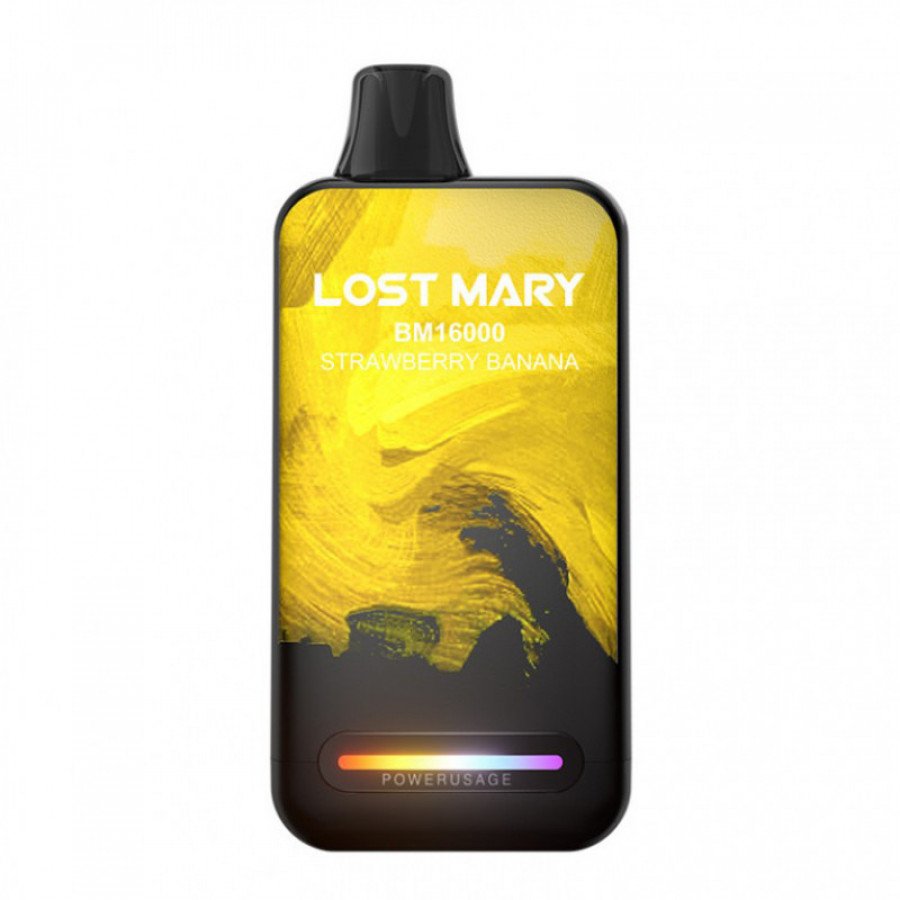 Фото и внешний вид — LOST MARY BM16000 - Клубника Банан