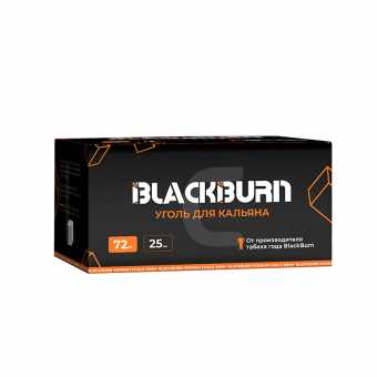 Уголь BLACKBURN (1кг 25мм 72шт)