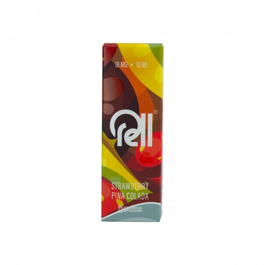 Фото и внешний вид — Жидкость RELL ORANGE SALT - Strawberry Pina Colada (Клубника пинаколада) 10мл 18мг