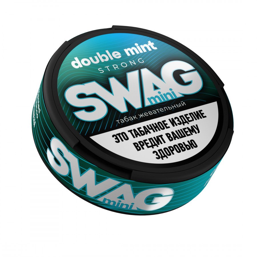 Фото и внешний вид — Табак SWAG - Double Mint Mini (Даблминт)