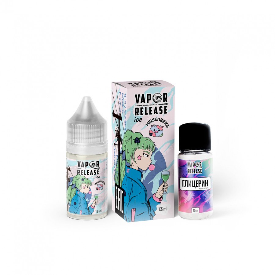 Фото и внешний вид — Конструктор VAPOR RELEASE - Heisenberg (Абсент Ежевика Черника Баблгам) 30мл 0мг